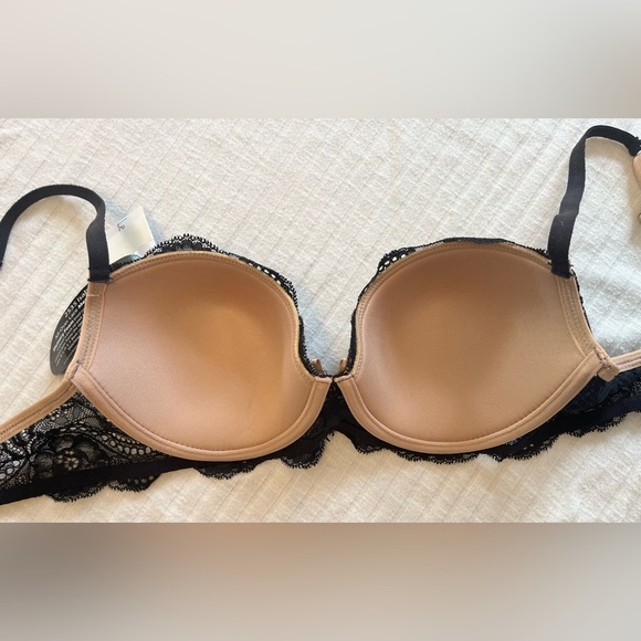 Le mystere Isabella Bra 36C Memory Foam Padded Underwire Lace *New With Tags* - Picture 6 of 8